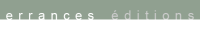 Logo de Errance (Editions)